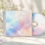 ミニアルバムCDをテーマにしたイメージイラスト
