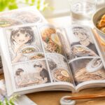漫画単行本をテーマにしたイメージイラスト